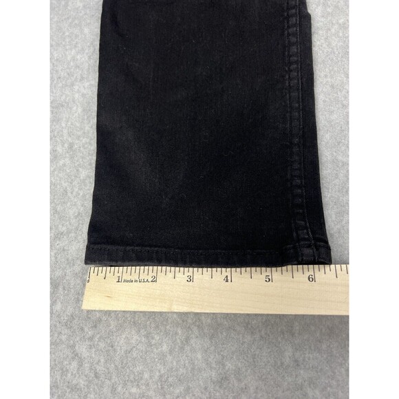 H&M Jeans Juniors 10 Black Slim Straight High Rise Stretch Denim Casual - Picture 10 of 13